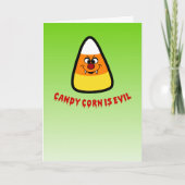 Candy Corn is kwaad Kaart (Voorkant)