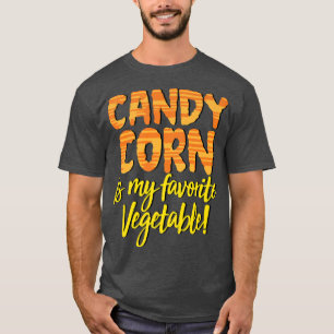 Candy Corn is mijn favoriete groente, grappige bre T-shirt