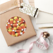 Candy Corn Jumble Ronde Sticker (Geschenken)