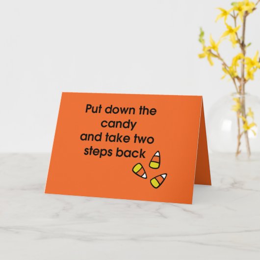 Candy Corn Kaart (Gele Bloem)