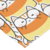 Candy Corn Kat Patroon Tafelkleed (Gekanteld)