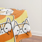 Candy Corn Kat Patroon Tafelkleed (Voorbeeld)