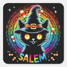 Candy corn Kat sticker