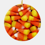 Candy Corn Keramisch Ornament (Achterkant)