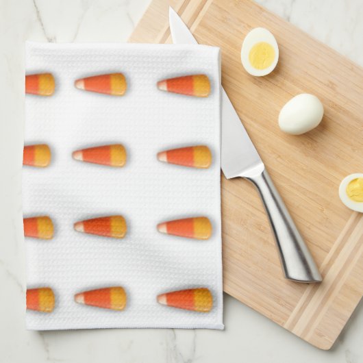 Candy Corn Kitchen Towel Theedoek (Quarter Fold)