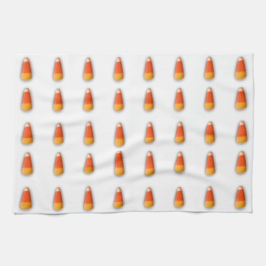 Candy Corn Kitchen Towel Theedoek (Horizontaal)