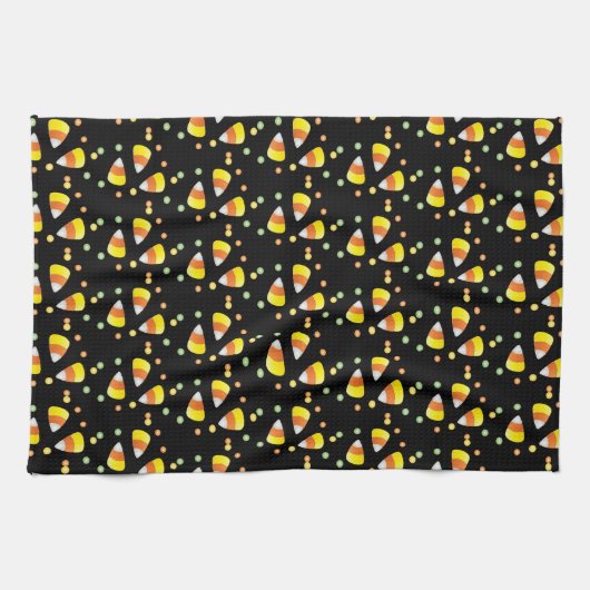 Candy Corn Kitchen Towel Theedoek (Horizontaal)