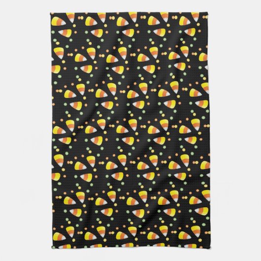 Candy Corn Kitchen Towel Theedoek (Verticaal)