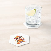 Candy Corn Koe Kartonnen Onderzetters (Insitu)