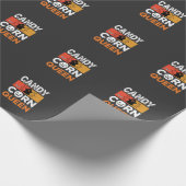 Candy Corn Koningin Halloween SVG-ontwerp Cadeaupapier (Hoek)