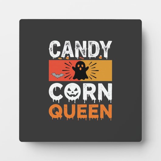 Candy Corn Koningin Halloween SVG-ontwerp Fotoplaat (Voorkant)