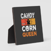 Candy Corn Koningin Halloween SVG-ontwerp Fotoplaat (Voorkant)