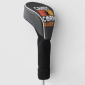 Candy Corn Koningin Halloween SVG-ontwerp Golfheadcover (Schuin)