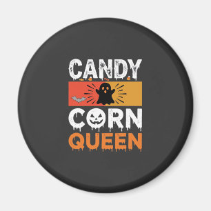 Candy Corn Koningin Halloween SVG-ontwerp Magneet