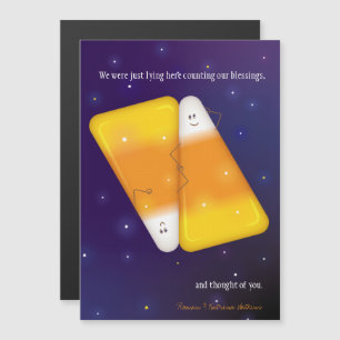 Candy Corn Koppel Wenskaart