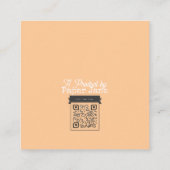 Candy Corn Luier Raffle Informatiekaartje (Achterkant)