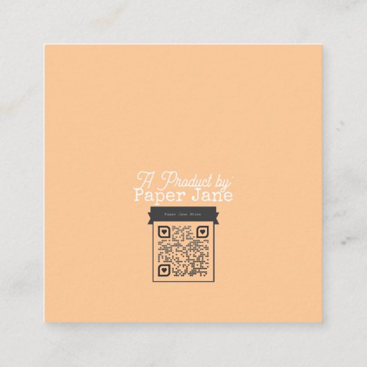 Candy Corn Luier Raffle Informatiekaartje (Achterkant)