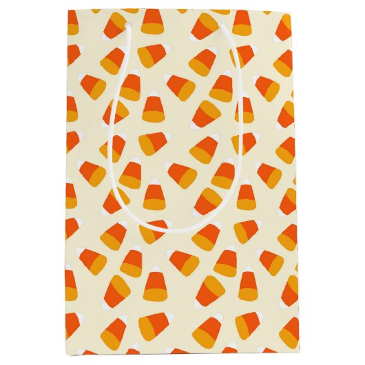 Candy Corn Medium Cadeauzakje (Voorkant)