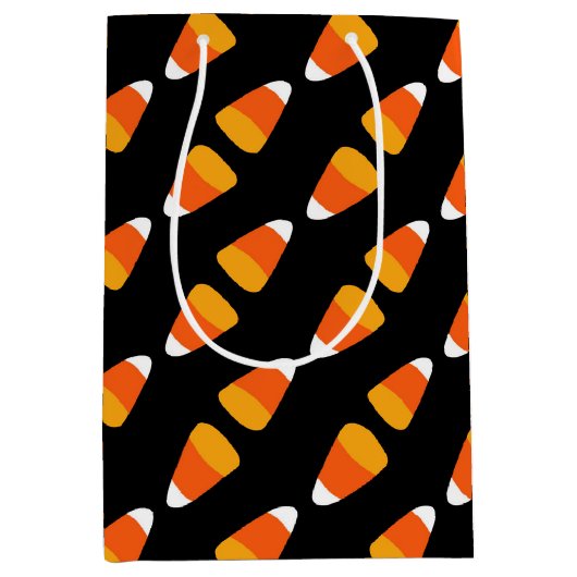 Candy Corn Medium Cadeauzakje (Voorkant)