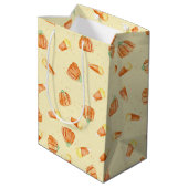 Candy Corn Medium Cadeauzakje (Achterkant Gekanteld)