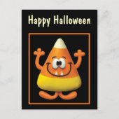 Candy Corn Monster Briefkaart (Voorkant)