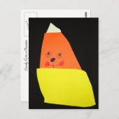 Candy Corn Monster Briefkaart (Voorkant / Achterkant)