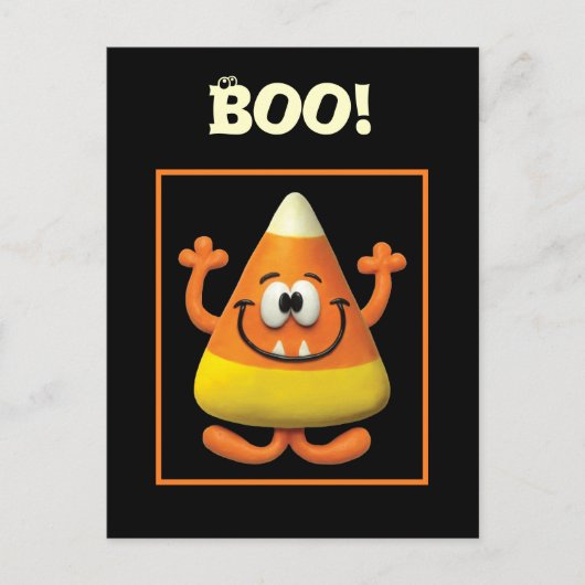 Candy Corn Monster Briefkaart (Voorkant)