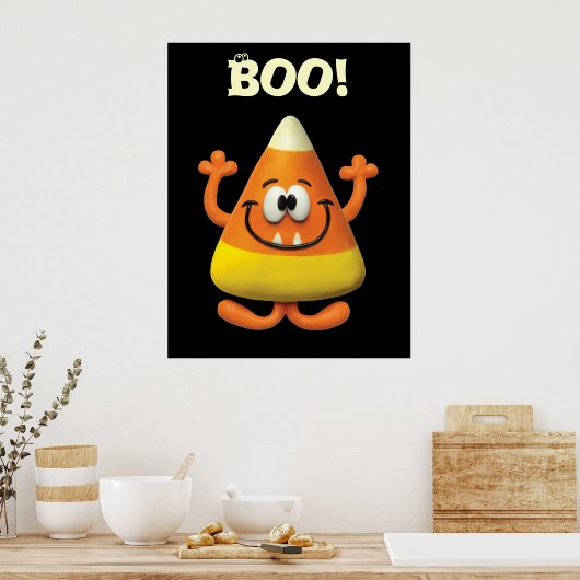Candy Corn Monster Poster (Keuken)