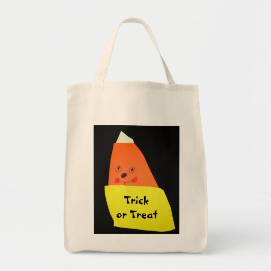 Candy Corn Monster Tote Bag (Voorkant)