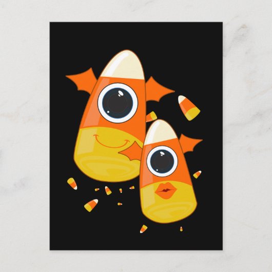 Candy Corn Monsters Briefkaart (Voorkant)