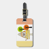 Candy Corn Mummy Halloween Bagagelabel (Voorkant verticaal)