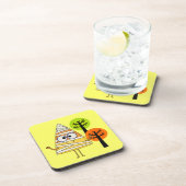 Candy Corn Mummy Halloween Bier Onderzetter (Rechterzijde)