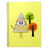 Candy Corn Mummy Halloween Notitieboek (Voorkant)