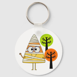 Candy Corn Mummy Halloween Sleutelhanger