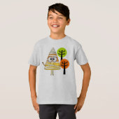 Candy Corn Mummy Halloween T-shirt (Voorkant volledig)