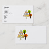 Candy Corn Mummy Halloween Visitekaartje (Voorkant / Achterkant)