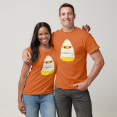 Candy Corn Mummy Kostuum Halloween Candy Corn T-shirt (Unisex)