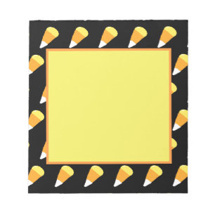 Candy Corn Notitieblok (Geel, Sinaasappel & Wit)
