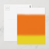 Candy Corn Ombre Briefkaart (Voorkant / Achterkant)