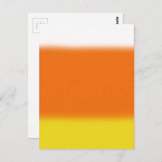 Candy Corn Ombre Briefkaart (Voorkant / Achterkant)