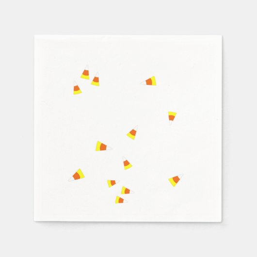 Candy Corn Paper Napkin Servetten (Voorkant)