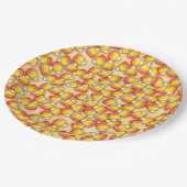 Candy Corn Papieren Bordje (Gekanteld)