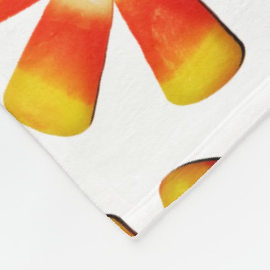 Candy Corn Pattern Fleece Deken (Hoek)