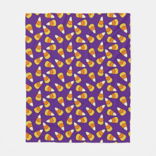 Candy Corn Pattern Fleece Deken