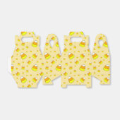 Candy Corn Pattern Halloween Bedankdoosjes (Uitgevouwen)