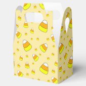 Candy Corn Pattern Halloween Bedankdoosjes (Geopend)