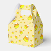 Candy Corn Pattern Halloween Bedankdoosjes (Voorkant Zijde)