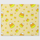 Candy Corn Pattern Halloween Cadeaupapier (Vlak)