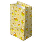 Candy Corn Pattern Halloween Klein Cadeauzakje (Voorkant Gekanteld)