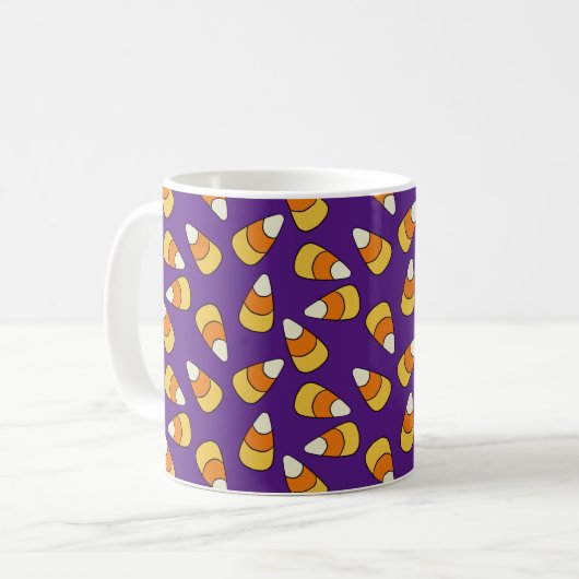 Candy Corn Pattern Koffiemok (Voorkant links)